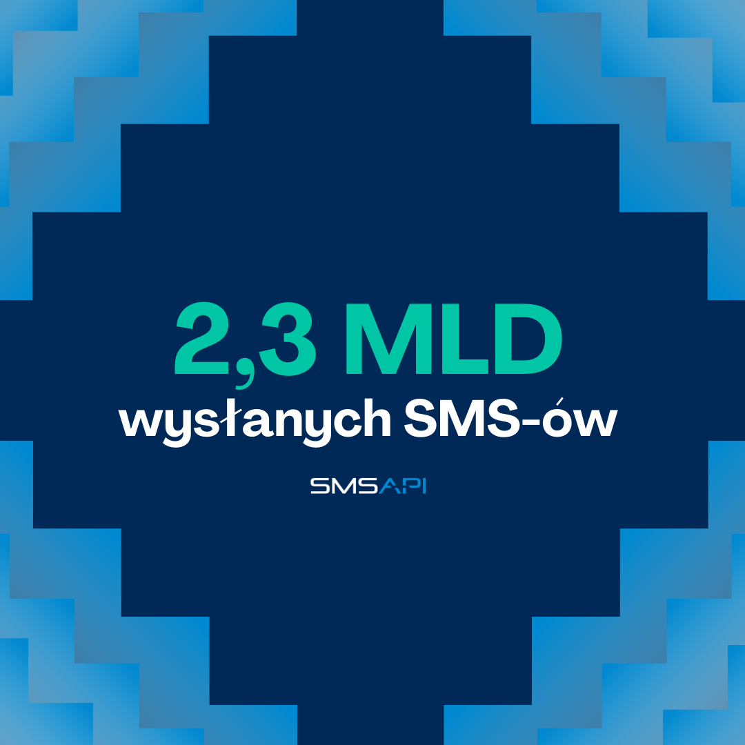 SMSAPI wysłało 2,3 mld SMS-ów w 2024